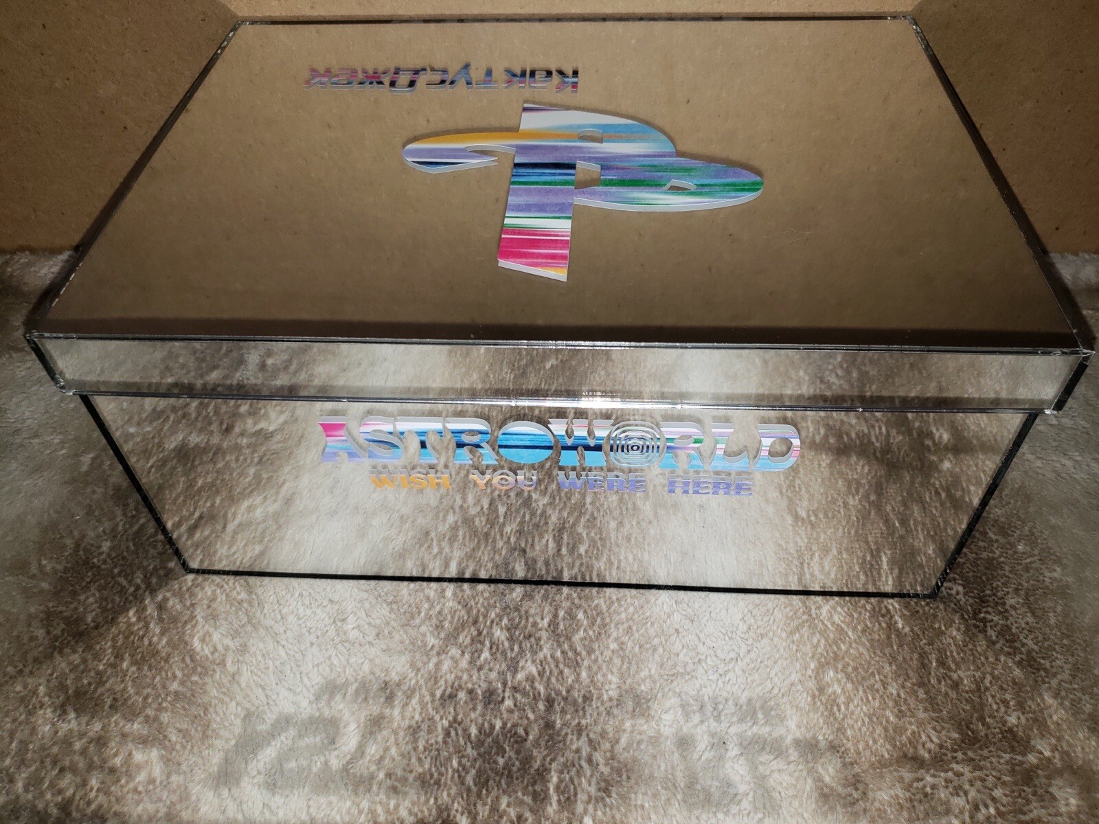 Custom Nike Dunk Low Travis Scott Cactus Ps4 Bundle Shoe Box: купить с  доставкой из США, цена 10 321 руб - (194641555865)
