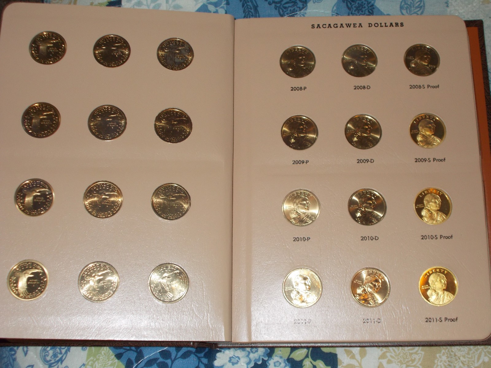 56 BU&Proof Native American coins collection Album from 2000-2018