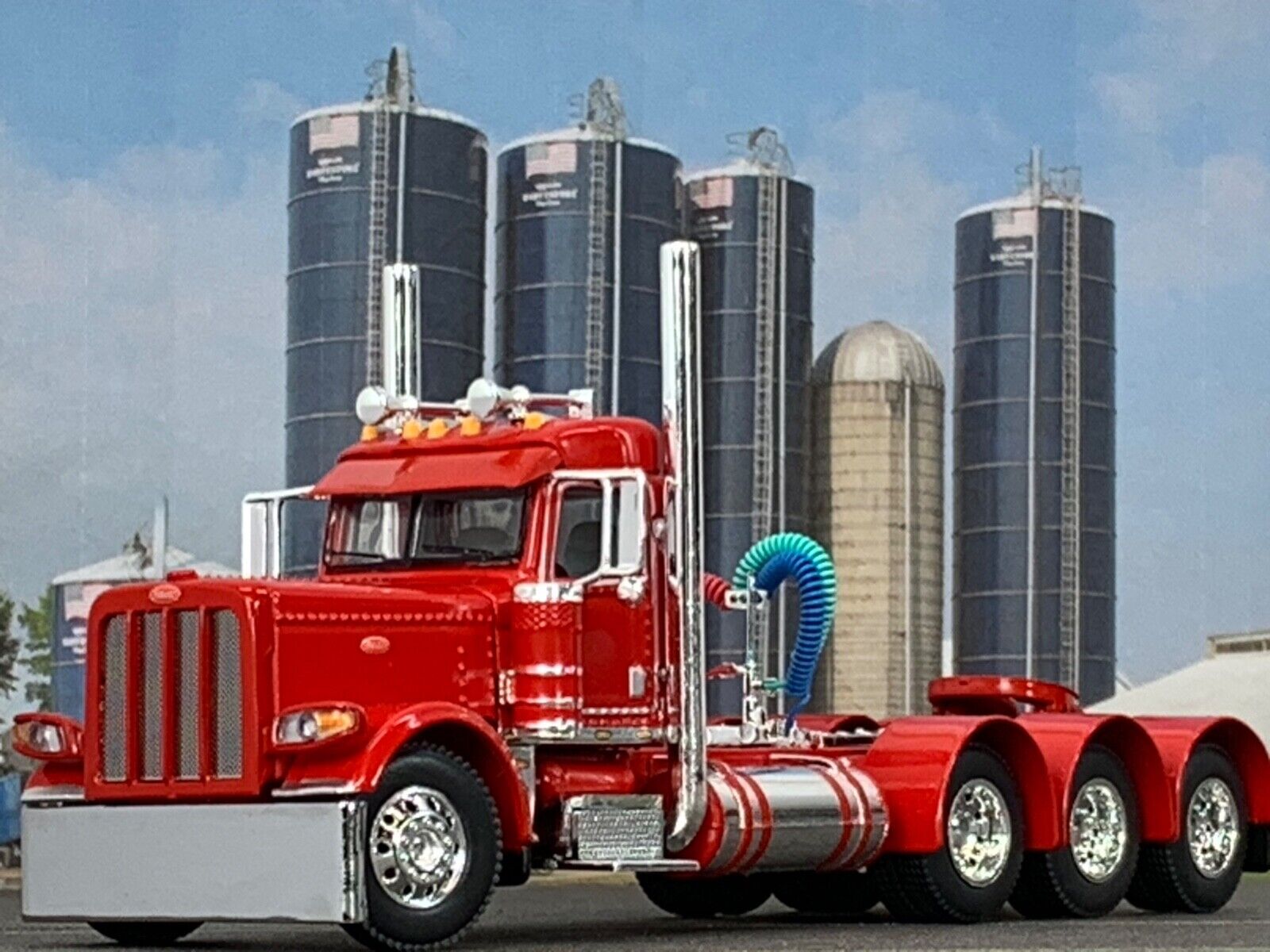 1/64 DCP RED PETERBILT 389 TRI AXLE DAY CAB | eBay 1/64 DCP RED PETERBILT 389 TRI AXLE DAY CAB | eBay