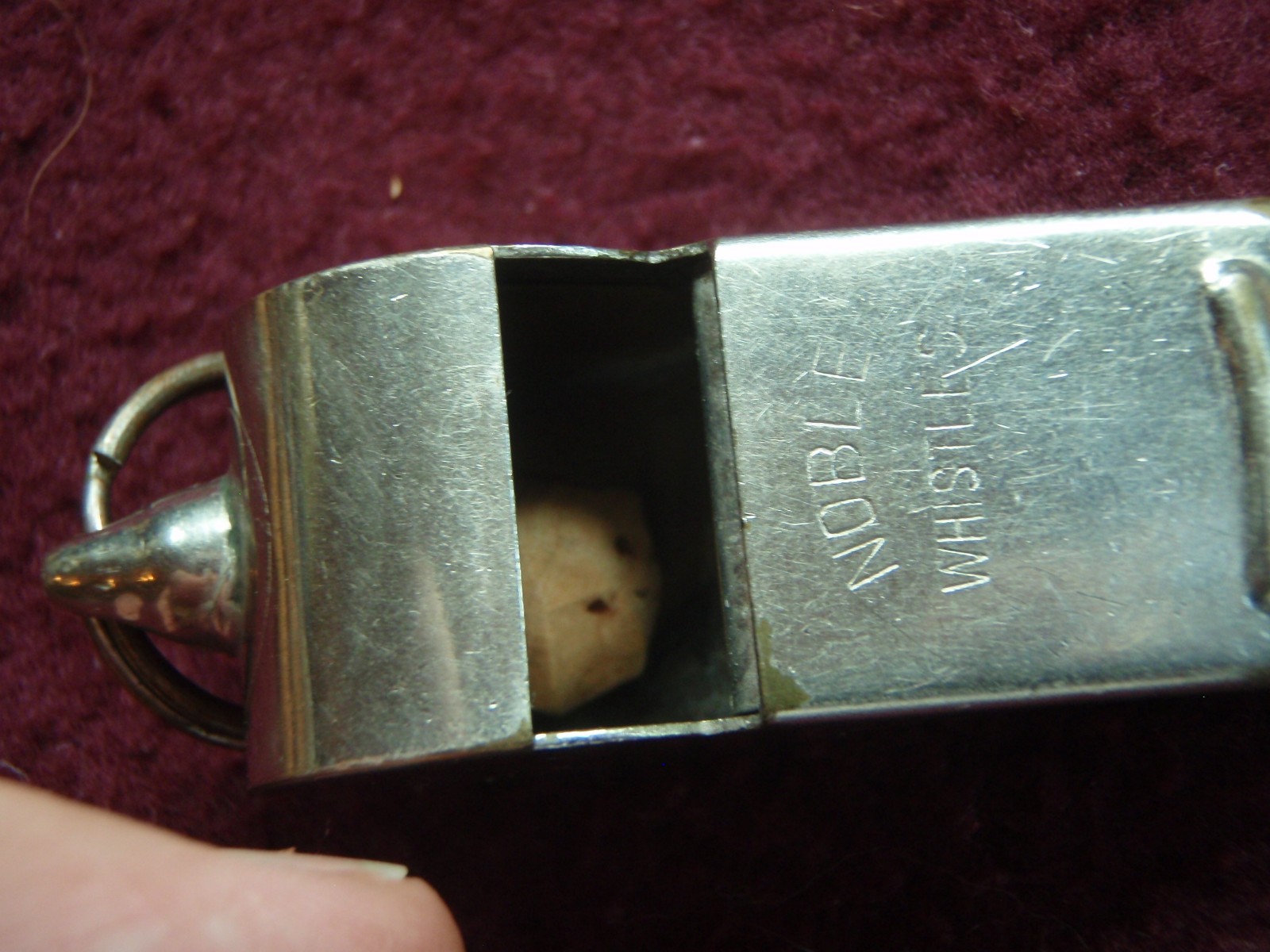 Vintage Noble Whistle with Cork Ball Made in Japan