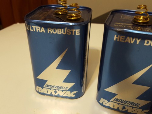 4 Pack NEW Rayovac 6V-HD Ultra Robust Industrial 6V Lantern Battery NWT