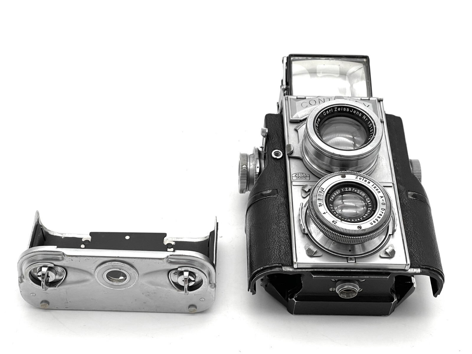 フィルムカメラ zeiss ikonflex ZEISS IKON CONTAFLEX TLR CAMERA#y84792 W/ ZEISS TESSAR 5cm