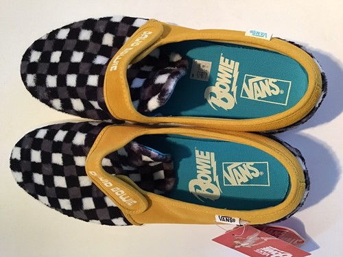 Pre-owned Vans Slip-on Hunky Dory Bowie Size 11 Ds In Multicolor