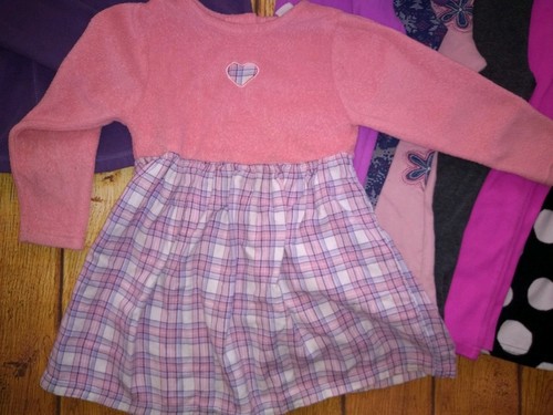 Little Girl's Clothing Lot 8 Pc Size 4/5 Dress Top Pants Leggings