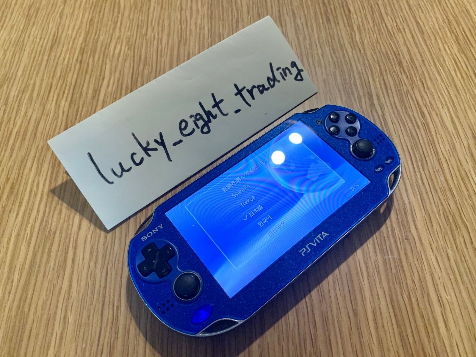 PS Vita Sapphire Blue PCH 1000 ZA04 Console only PSV Fat [H PS Vita Sapphire Blue PCH 1000 ZA04 Console only PSV Fat [H