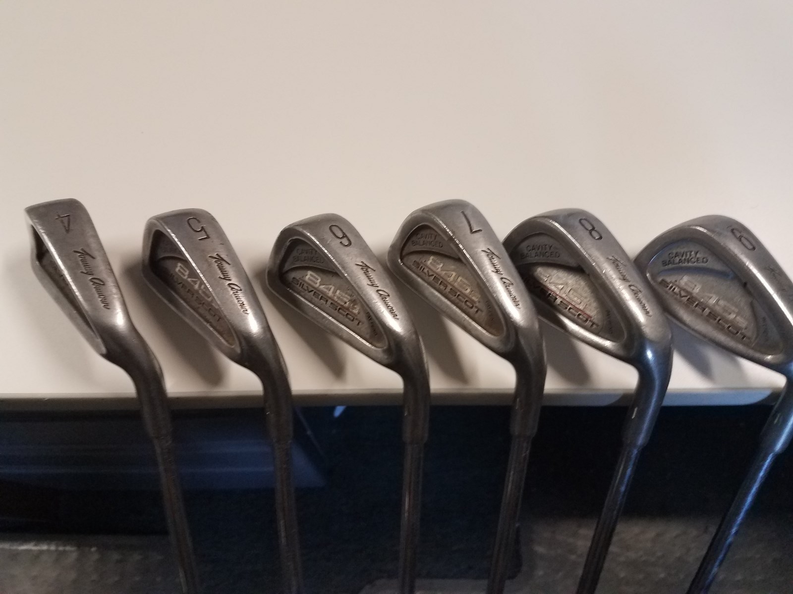 Tommy Armour 845s Silver Scot Iron Set 4-9. Stock Steel