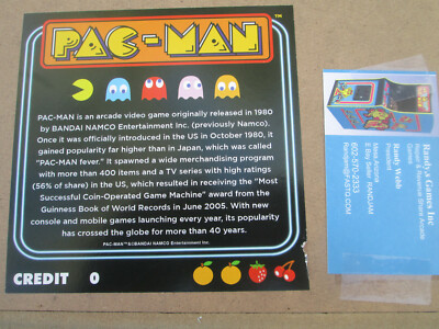 PAC MAN FRAMED WALL ART DECORATION Blinky inky sue clyde NAMCO ARCADE GAME