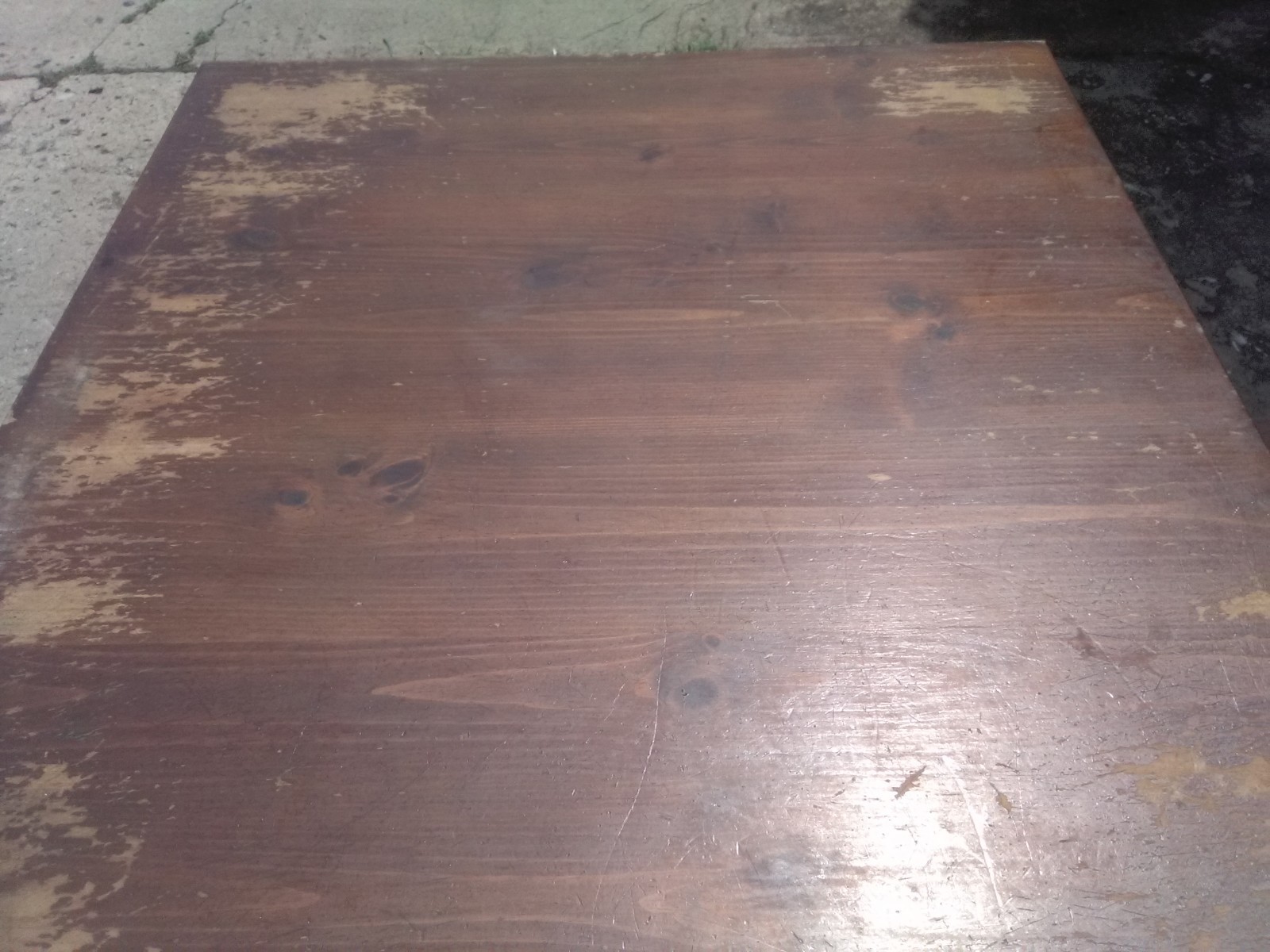 Antique Farm House Semi Rustic Table With Victorian Turned Post Legs