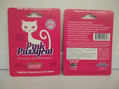 Pink Pussycat Pill Female Sensual Enhancement 3000mg Sex Enhancer Women Aut...