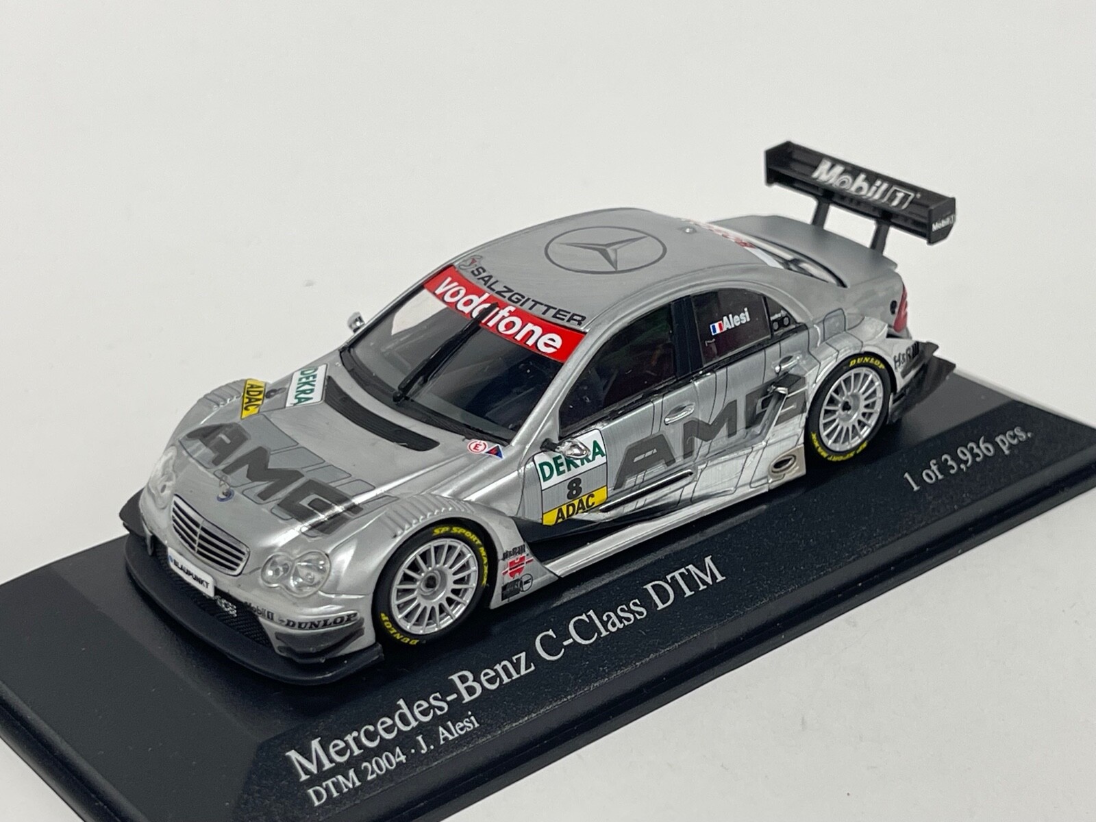 1/43 Minichamps Mercedes C DTM 2004 Team AMG J.Alesi car #8