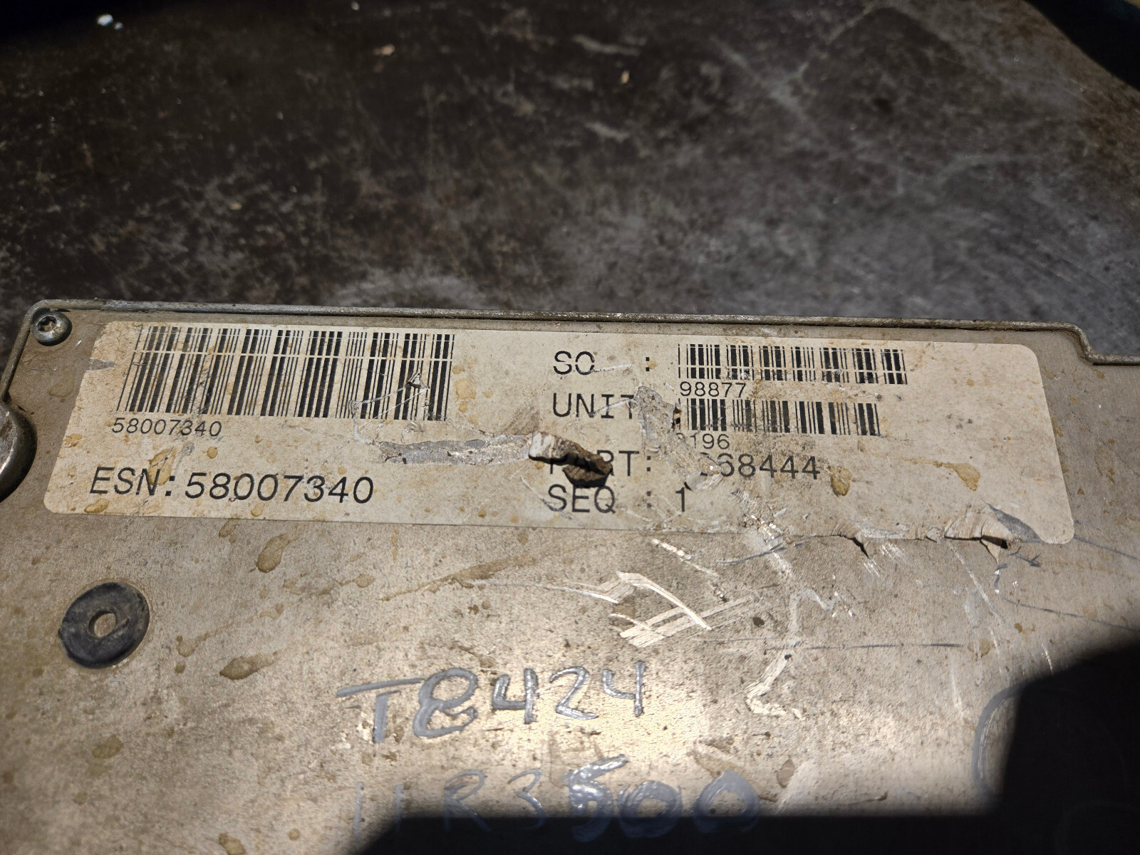 2010-2012 DODGE RAM 2500/3500 ECM 6.7 PCM ECU 5268444 CUMMINS CM2200 - Picture 8 of 8