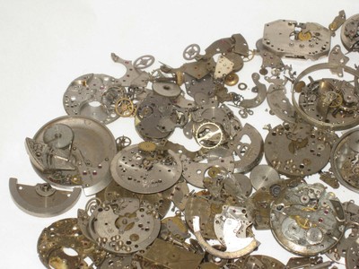Vintage Watch Parts 1½+ pounds-Steampunk Altered Art Jewelry Crafts  gears faces