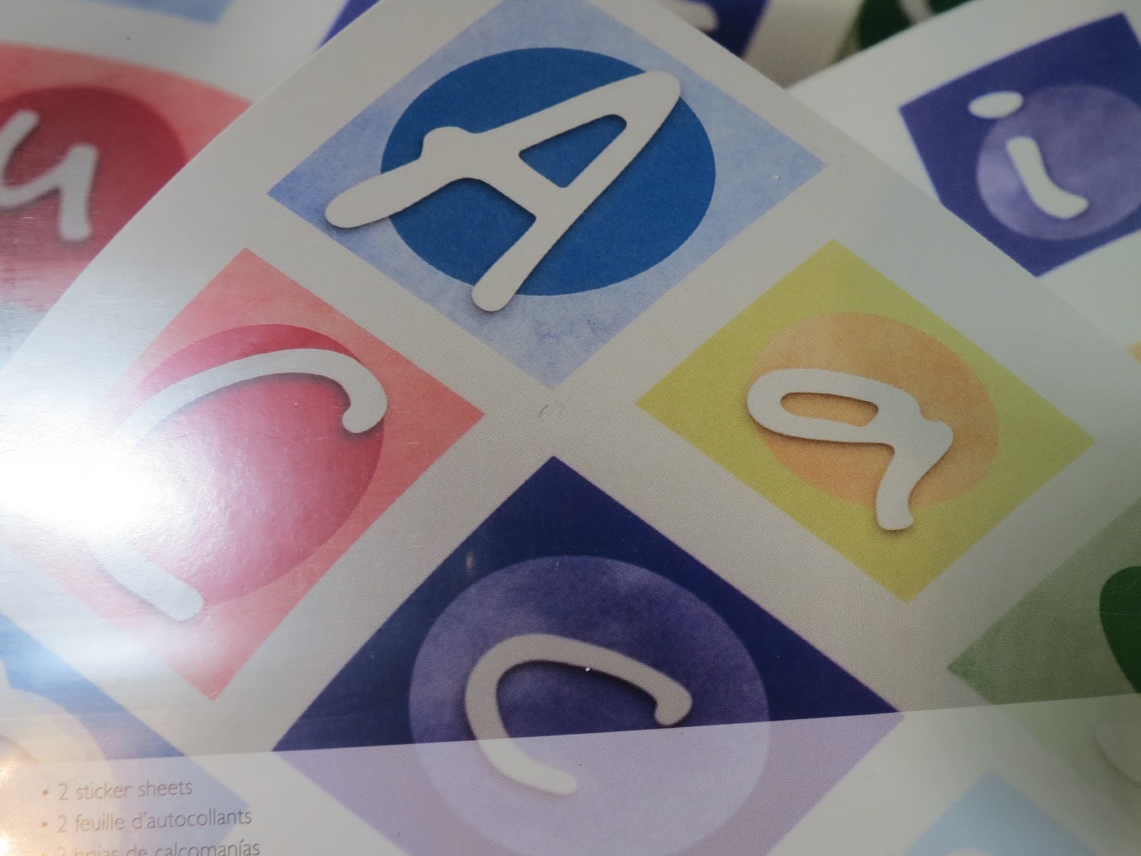 Creative Memories ABC Monograms Stickers Playful - NEW