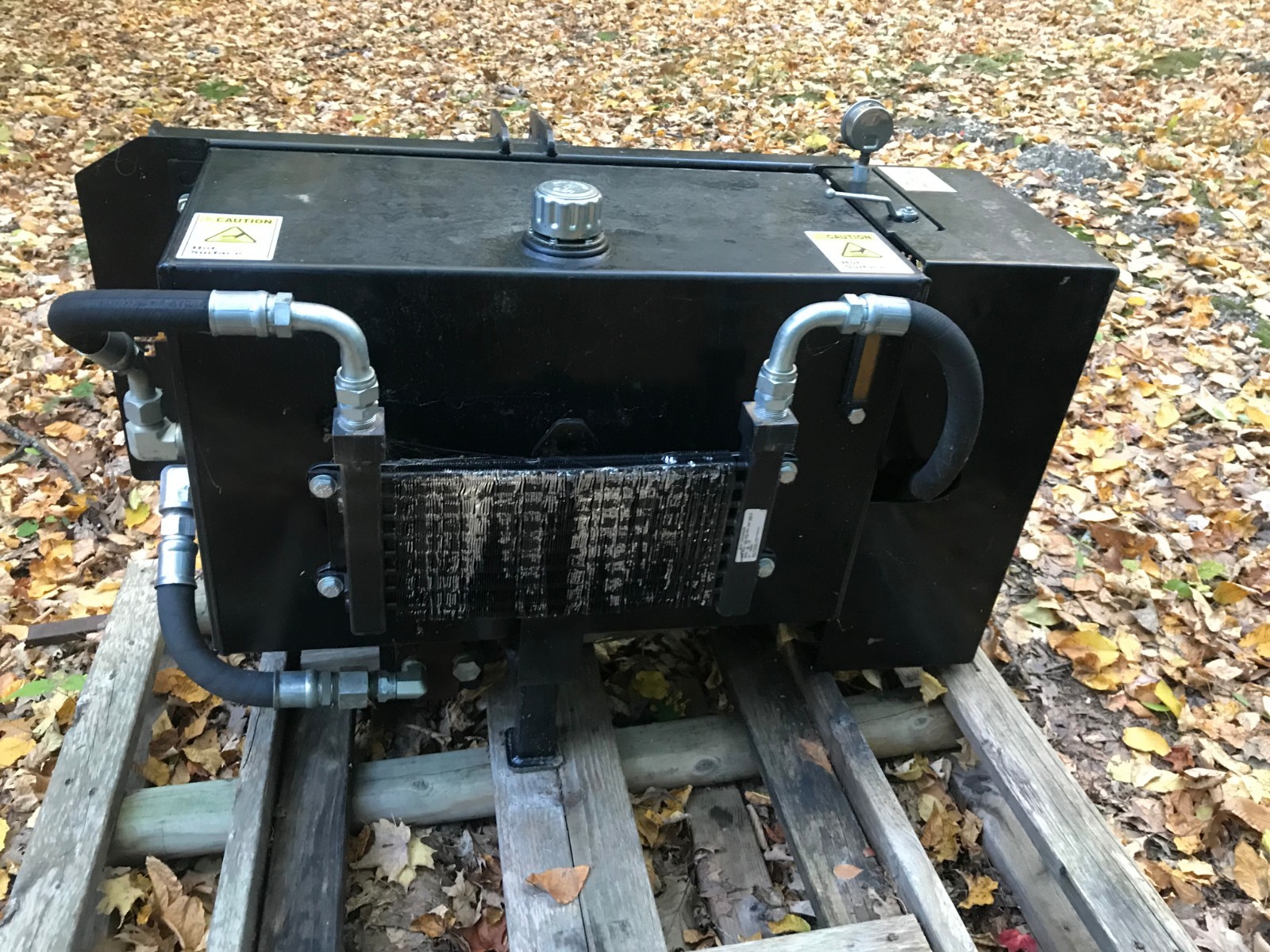 Skidpro Quick Attach Snowblower and Michigan Iron Equip PTO Hydraulic Power Unit