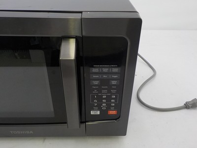 Toshiba EM131A5C-BS - Microwave Oven w/Smart Sensor - Black Stainless Steel