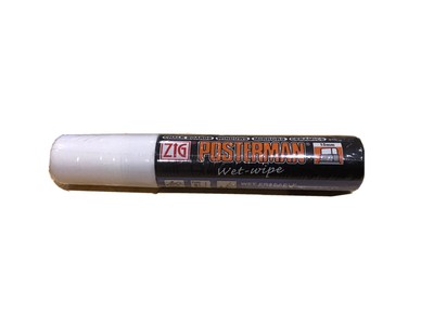 Zig Posterman PMA-770 15mm Broad Tip Wet-wipe Marker - Orange