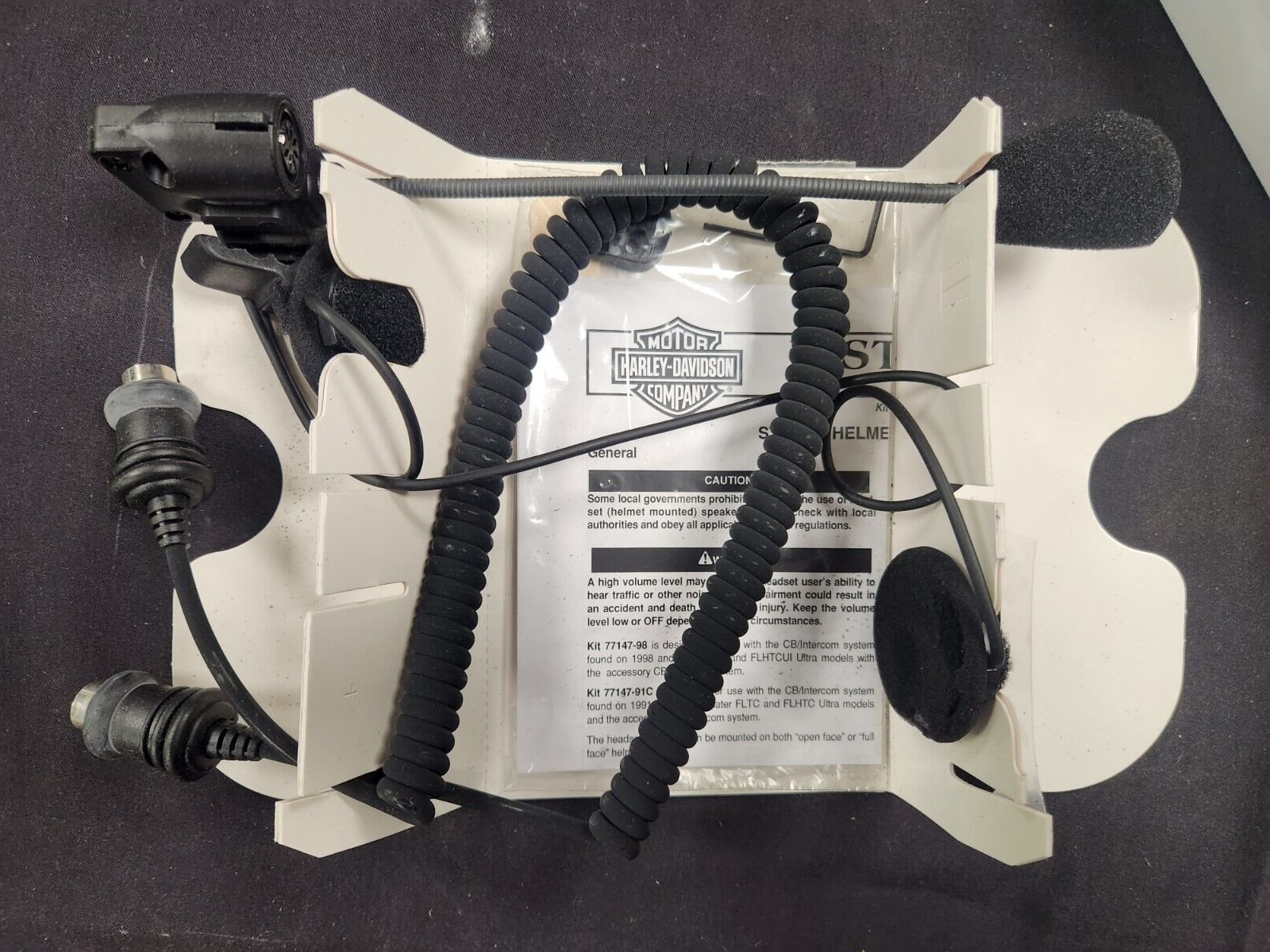 ❗️お客❗️ Harley Davidson Helmet Intercom 77147-98 OEM 1998 and later