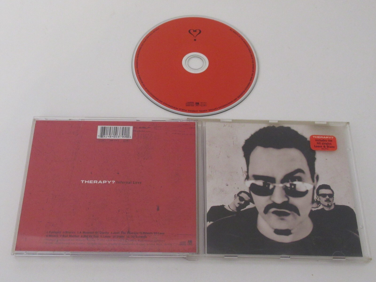 Therapy? – Infernal Love / A&M Records – 540 379-2 / CD