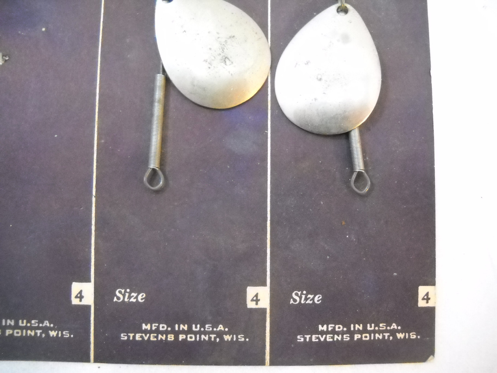 WORTH Spinner And Fly Rod Spoon Spinners On Original Cards