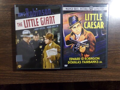 LITTLE CAESAR- 1930/ LITTLE GIANT- 1933  DVD LOT OF 2  EDWARD G. ROBINSON