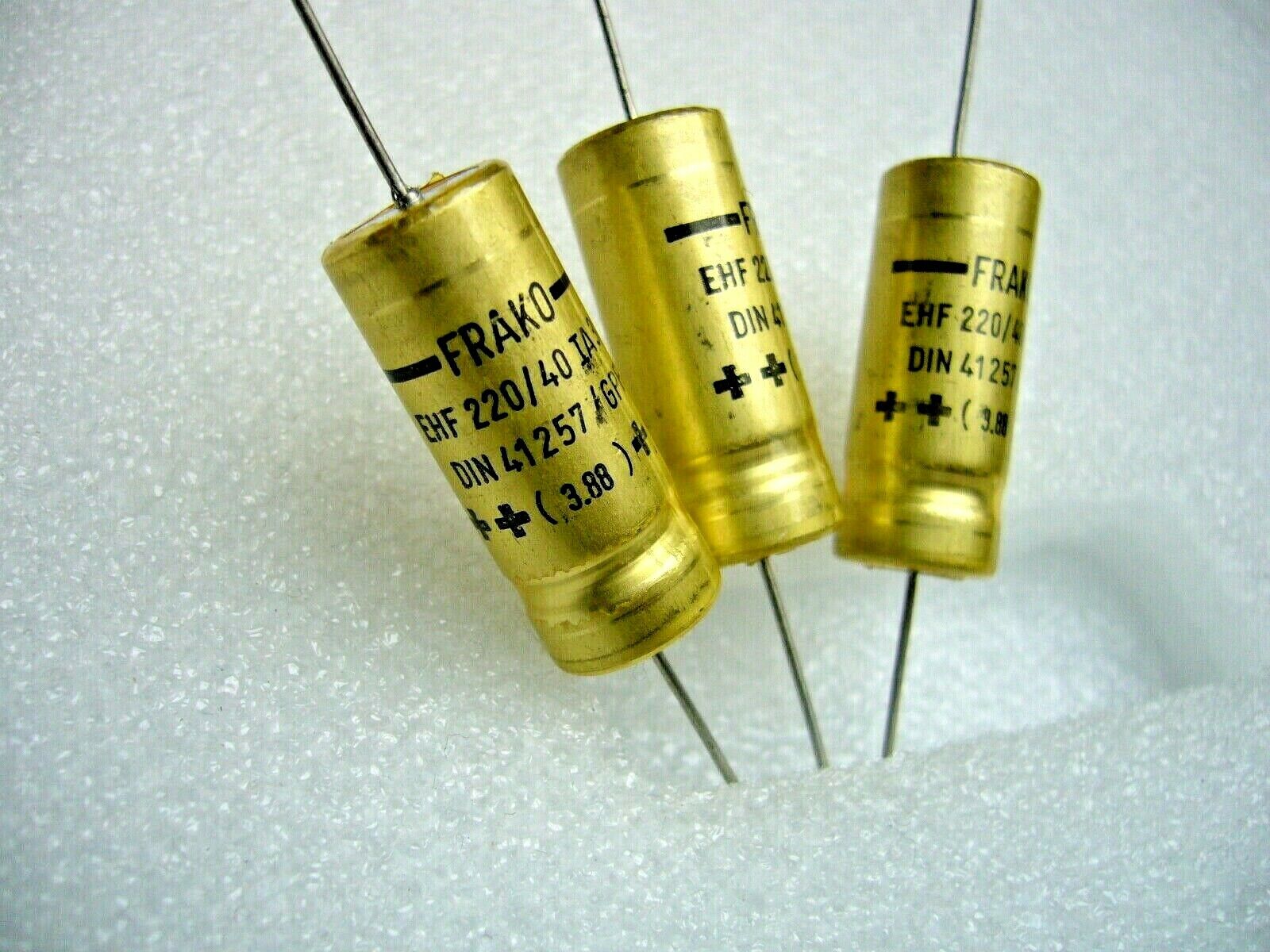 2x Electrolytic Capacitor 220uF 40V FRAKO EHF High