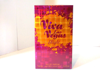 VIVA LAS VEGAS NIGHT Women's Eau de Parfum 3.4 Oz Spray New Boxed Perfume