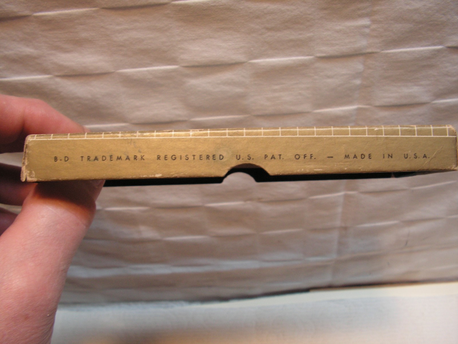 Vintage 1957 B-D Basal Temperature Thermometer Case Original W/Japan 48737S Ther