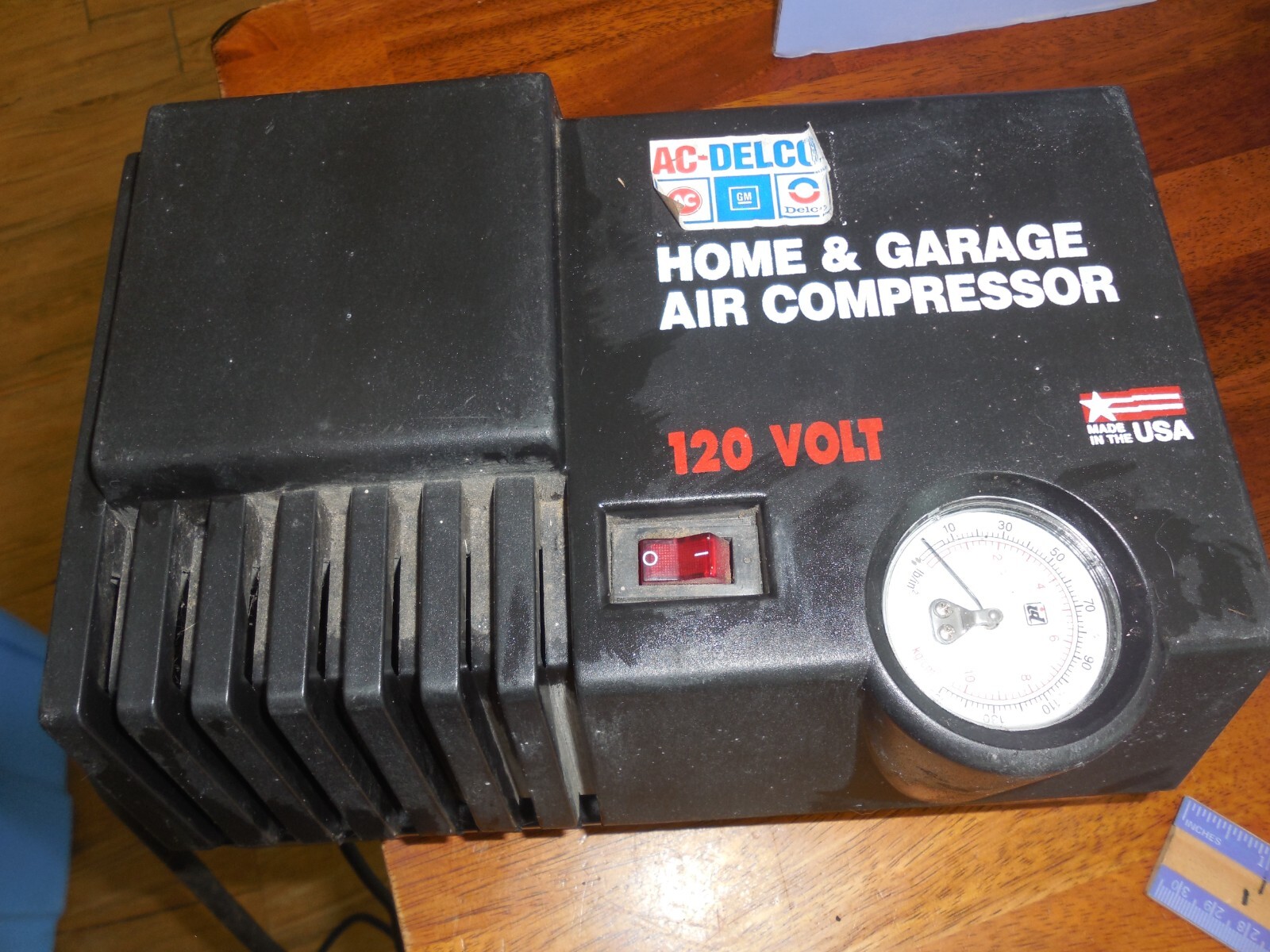 AC Delco Home & Garage Air Compressor, Model AM125, 120volt, Used