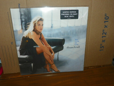 The Look Of Love by Diana Krall (Vinyl, 2008, 2 Records)  BLUE VINYL -RARE