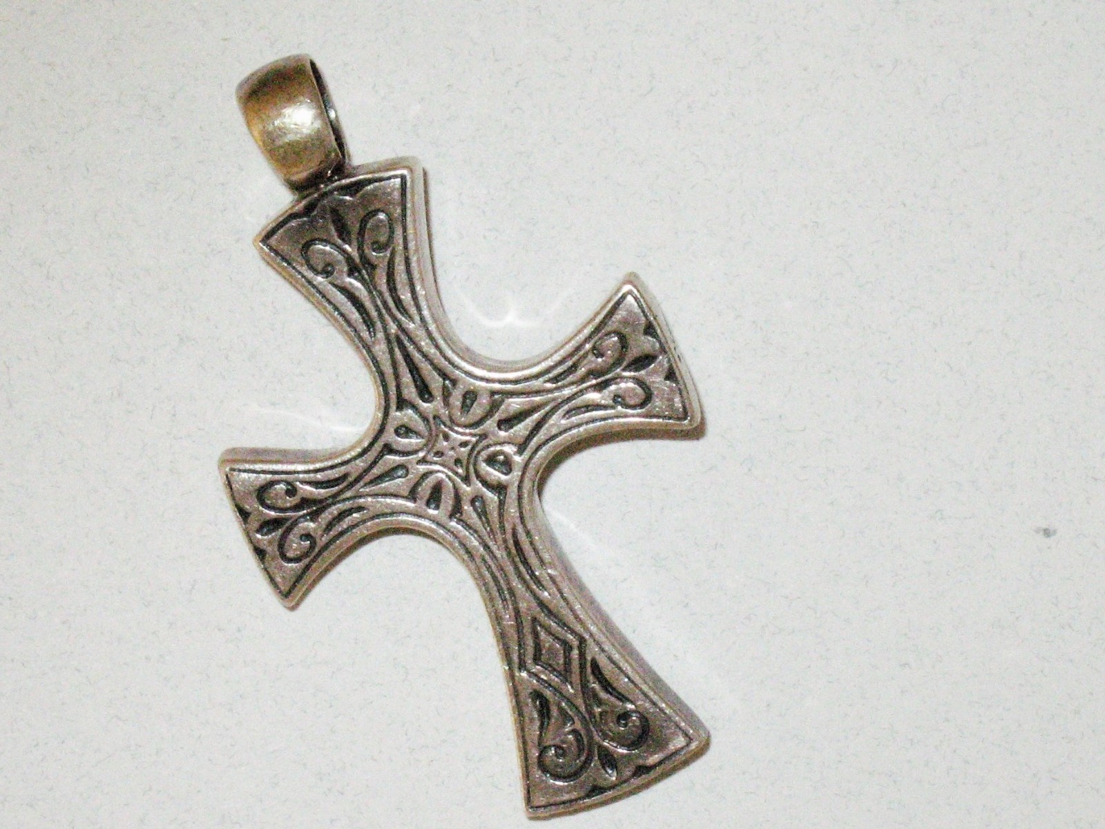 Konstantino Sterling Silver, Onyx and Gold Cross Pendant