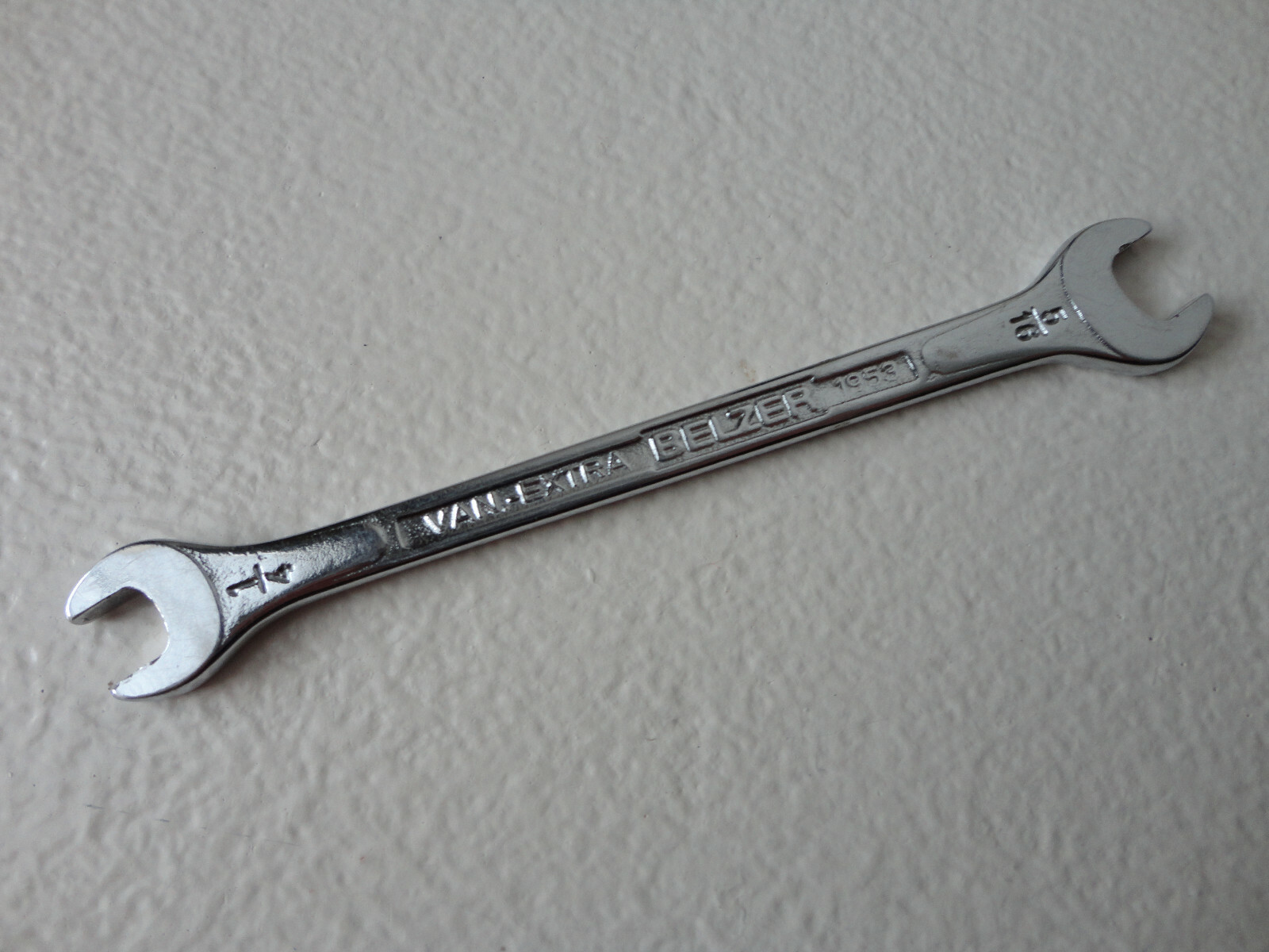 BELZER Germany VanExtra 1/4" x 5/16" No. 1953 Dual Open End Wrenchの