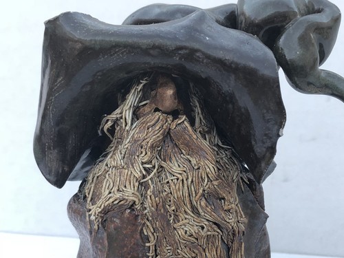 Vintage Clare Craft Warlock Sorcerer Wizard Troll Pottery Handmade