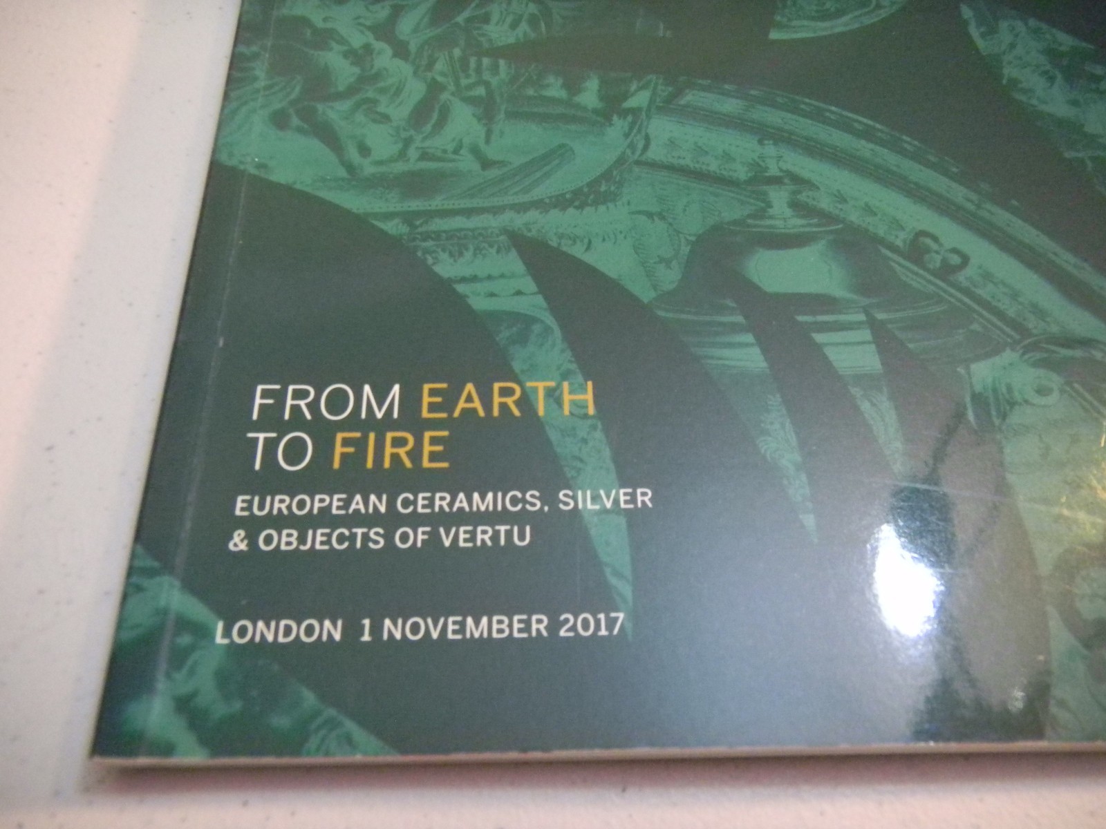 Sotheby's Auction Catalog From Earth To Fire London 1 Nov 2017 Silver Ceramics