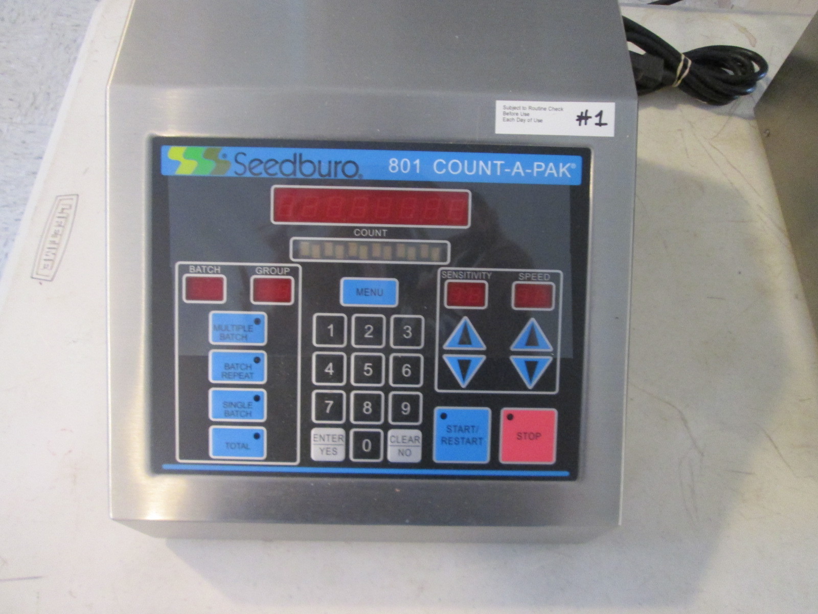 Seedburo Seed Counter, model 801 Count-A-Pak