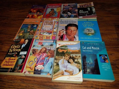 Lot of 45+ Harlequin Romance paperbacks, Various Authors, older 80s,90s 2000s