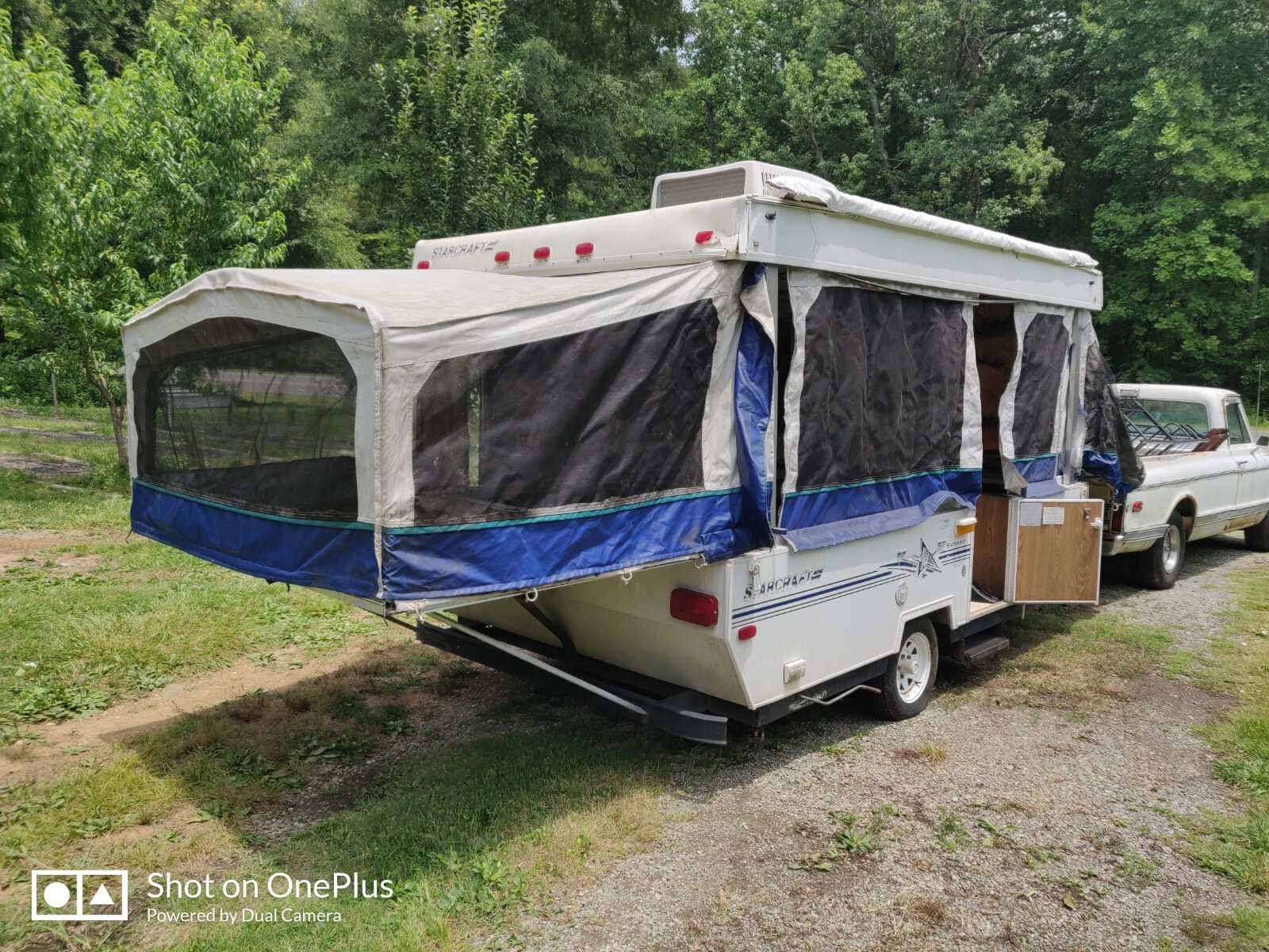 Pop Up Camper Trailer 2000 Starcraft Starmaster, Needs New Canvas, 12