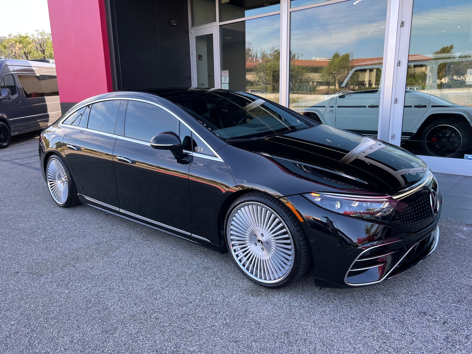 2022 Mercedesbenz Eqs 580, Black With 1478 Miles Available Now! Used
