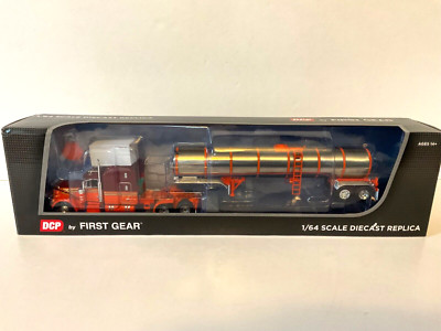 Peterbilt 379 Midroof w Brenner Tanker #60-0969 DCP First Gear 1/64th Truck