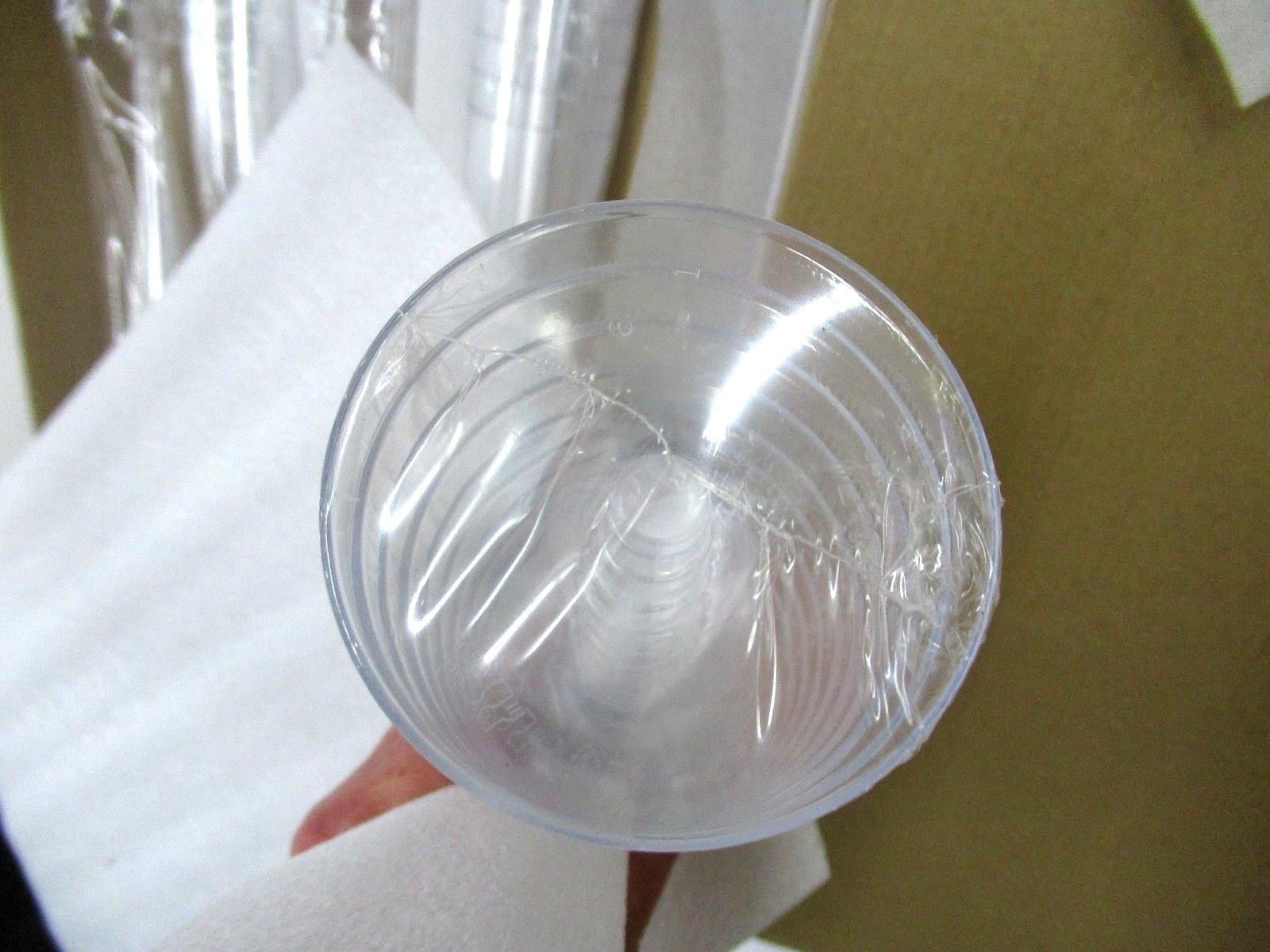 100 Plastic Champagne Flutes ~ 5 Oz Clear Plastic Toasting Glasses ~ Disposable