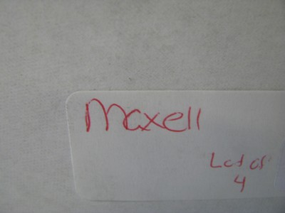 Maxell T-120 Standard Grade VHS Tape Lot of 4