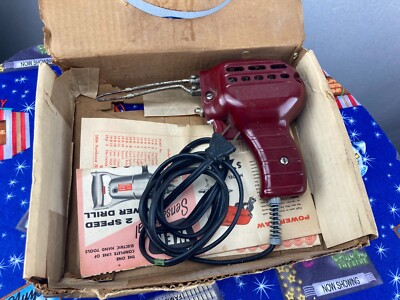 Working Vintage Wen Soldering Gun Model 199 With Box and Flyer + Owner s Manual