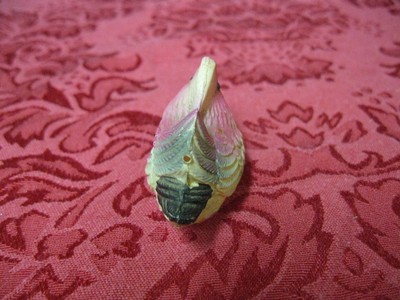 VINTAGE CELLULOID COLORFUL BIRD HEN CHICK FIGURE TOY