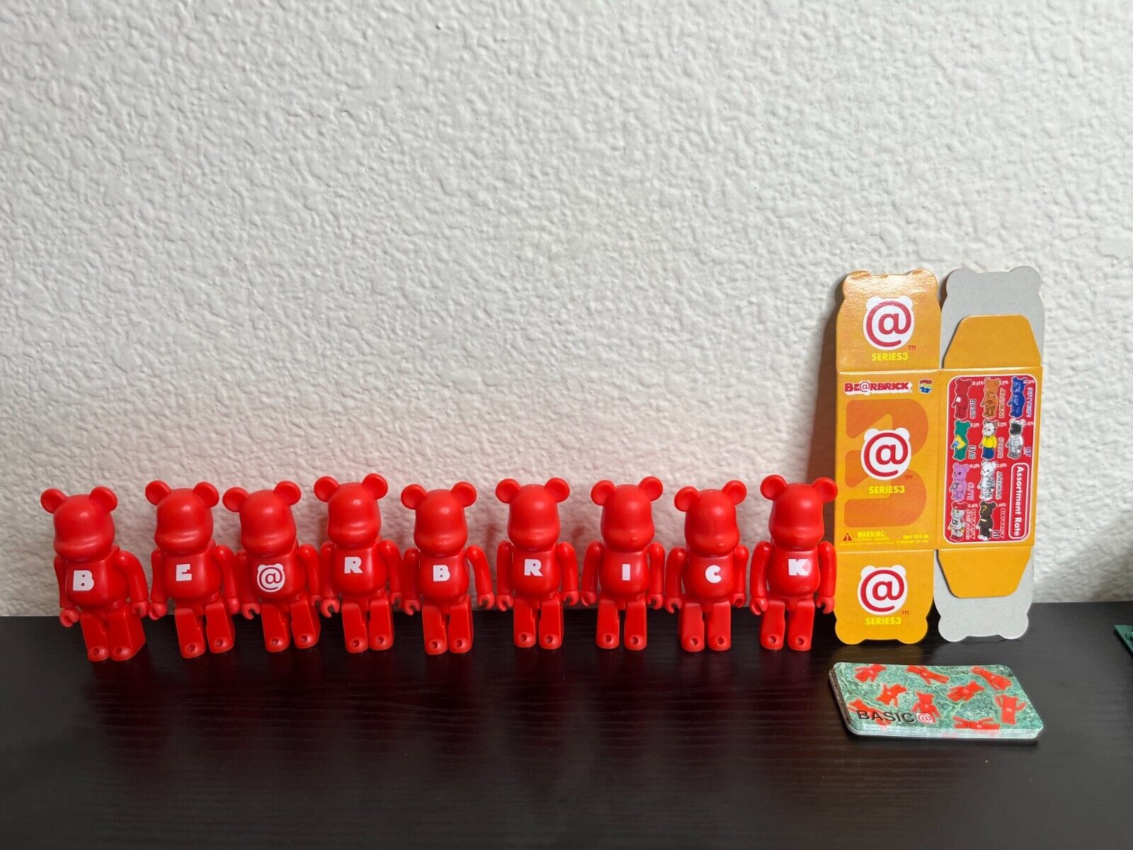 BE@RBRICK 100% SERIES 3 Basic Complete Set Lot 9 MEDICOM TOY BE@RBRICK 100% SERIES 3 Basic Complete Set Lot 9 MEDICOM TOY