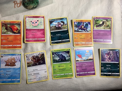 Pokèmon Trading Cards Set Of 10 Cards (9) | eBay