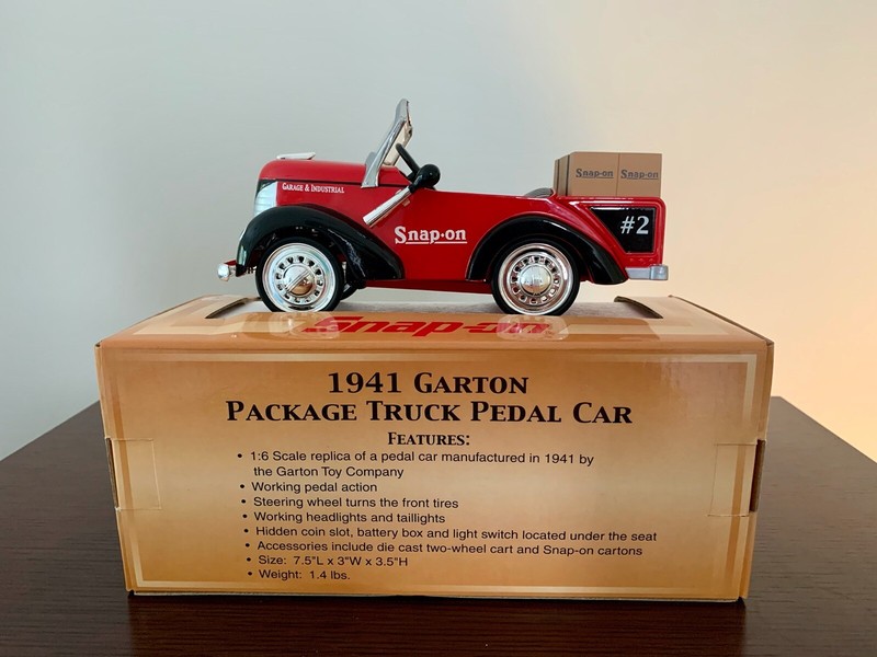 snap on pedal car