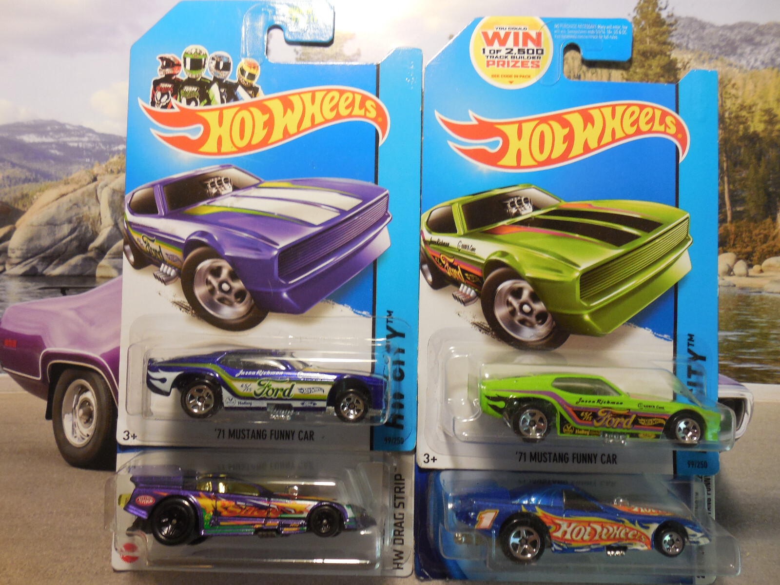 ホットウィールGEOGE DOTY'S '71 MUSTANG 🏁🏁Hot Wheels Drag Strip Demons George Doty's '71 Mustang