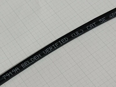 Belden 7919A 24/4P F/UTP CAT5e DataTuff Shielded Industrial Network Cable /50ft