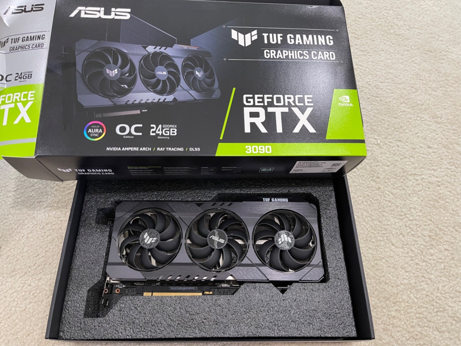 ASUS TUF Gaming GeForce RTX 3090 OC 24GB GDDR6X Graphics ASUS TUF Gaming GeForce RTX 3090 OC 24GB GDDR6X Graphics