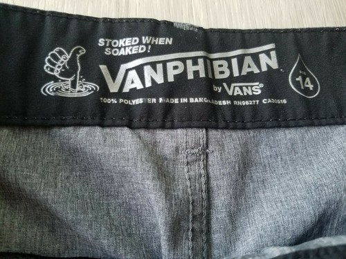 Vans shorts Size 14 Gray and Tan color