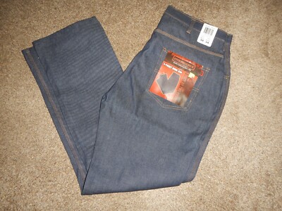 NWT Five Brother Men's Dark Wash Blue Cotton Denim Work Jeans Sz 38 x 34
